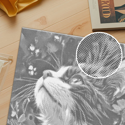 Selkirk Rex – Pintura de puntos