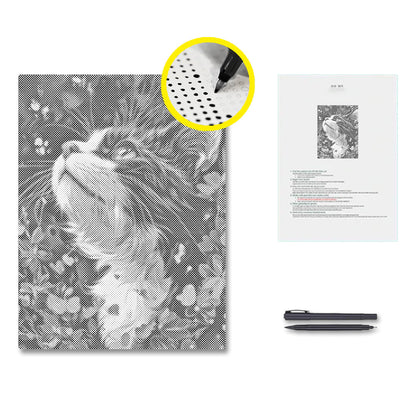 Selkirk Rex – Pintura de puntos