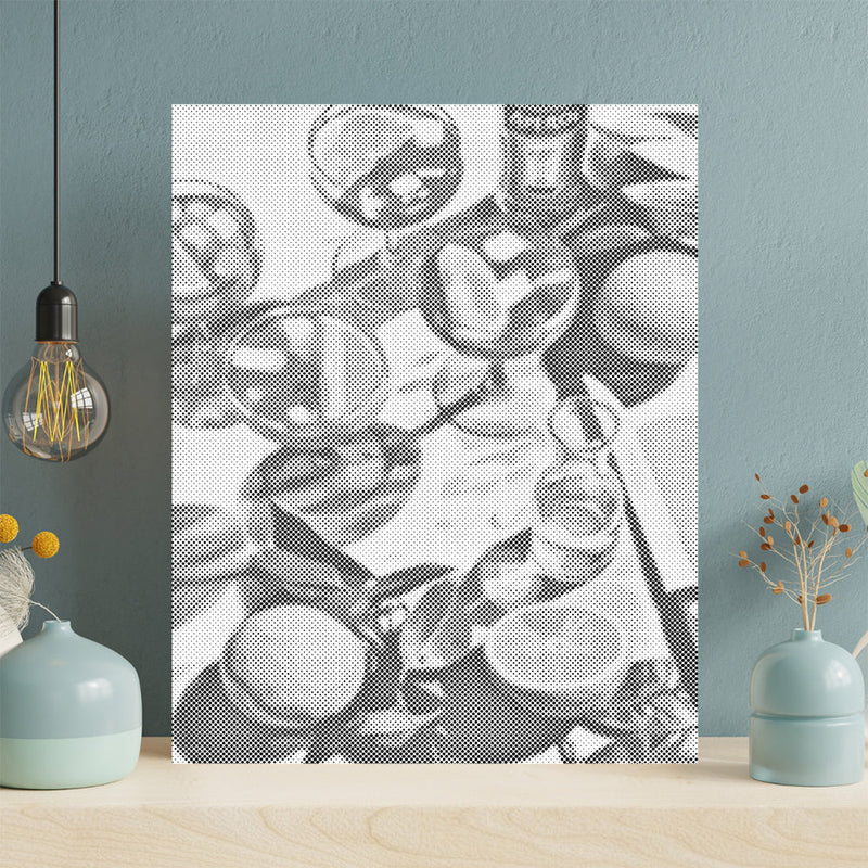 Bebidas soleadas – Pintura de puntos