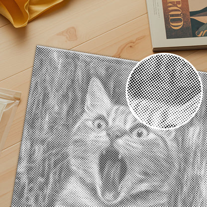 El grito del gato – Pintura de puntos