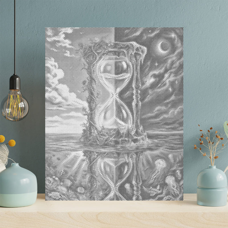 Reloj de arena del tiempo – Pintura de puntos