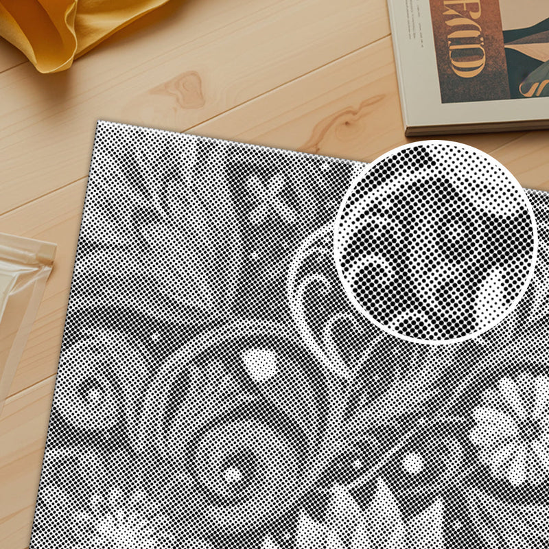 Remolinos de flores vibrantes – Pintura de puntos