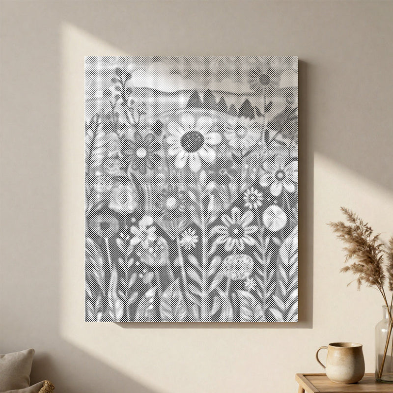 Flores silvestres – Pintura de puntos