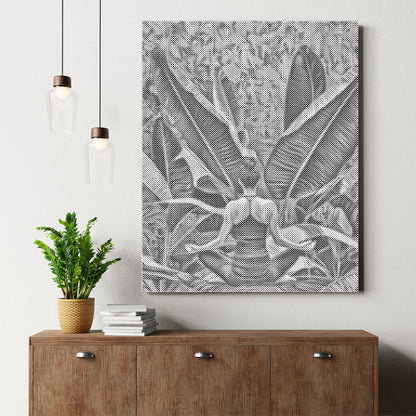 Yogui en el jardín – Pintura de puntos