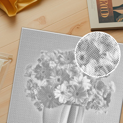 Botas de lluvia con flores - Pintura de puntos