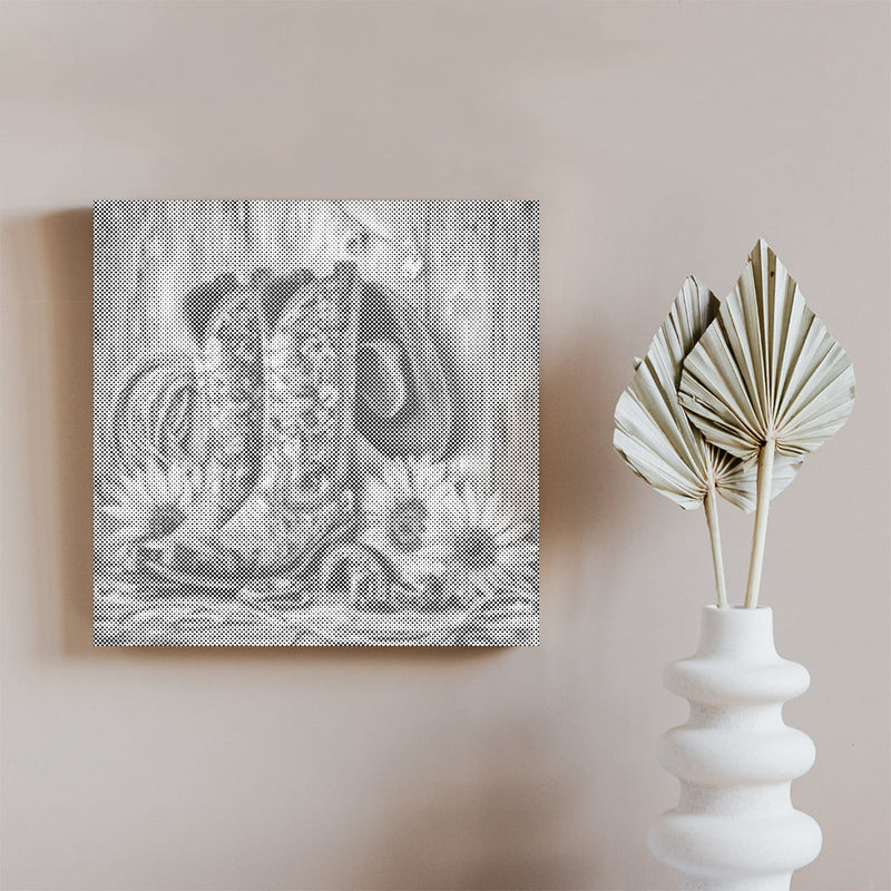 Accesorios de vaquero con girasoles - Pintura de puntos