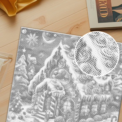 Casa de caramelos navideña - Pintura de puntos