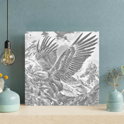 Águila majestuosa - Pintura de puntos