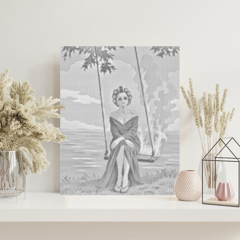 Elegancia de brasas – Pintura de puntos