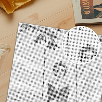 Elegancia de brasas – Pintura de puntos