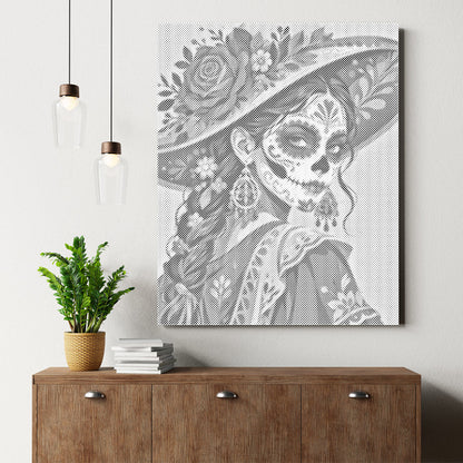 Catrina eterna – Pintura de puntos