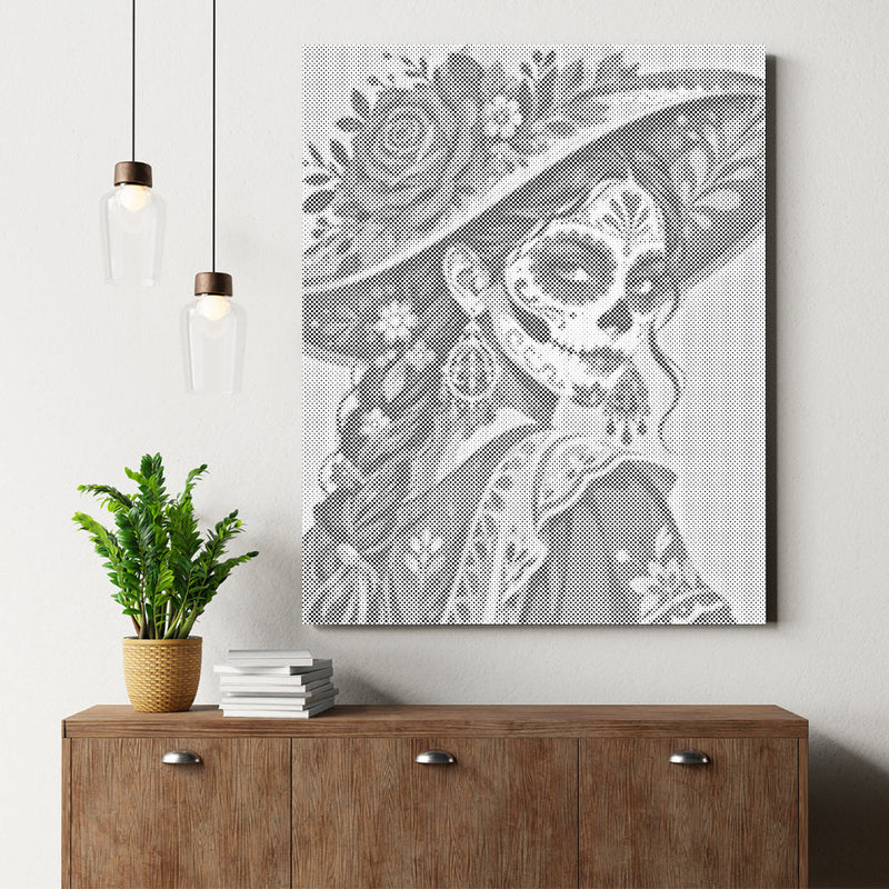 Catrina eterna – Pintura de puntos