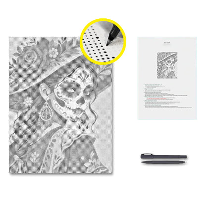 Catrina eterna – Pintura de puntos