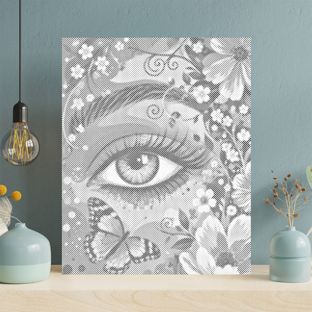 Ojo del jardín – Pintura de puntos