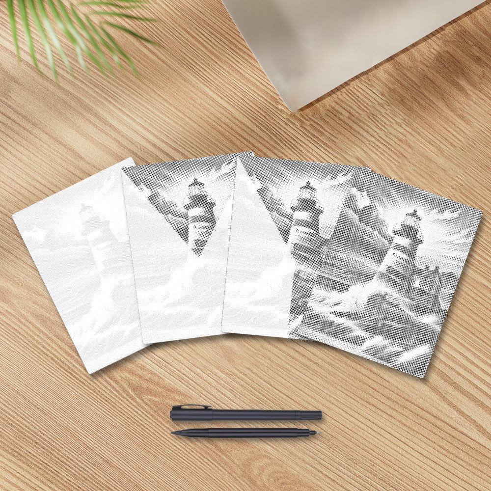 Redondo completo – Faro – Pintura de puntos