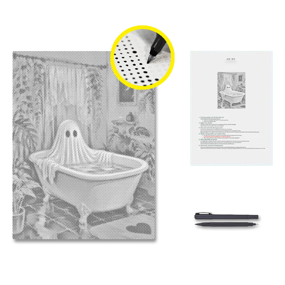 Relajación fantasmal – Pintura de puntos