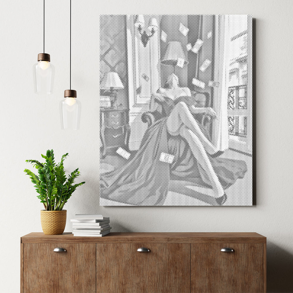 Actitud de un millón de dólares – Pintura de puntos