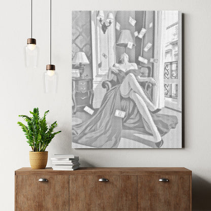 Actitud de un millón de dólares – Pintura de puntos
