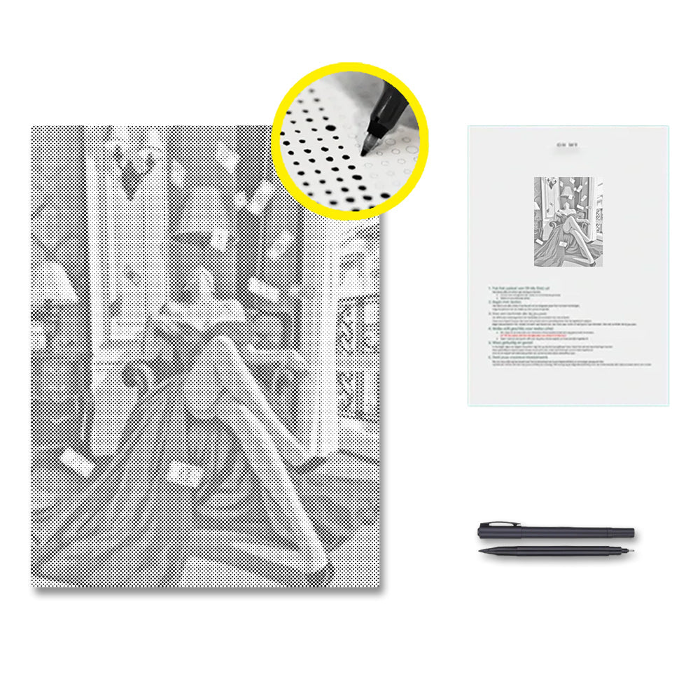 Actitud de un millón de dólares – Pintura de puntos