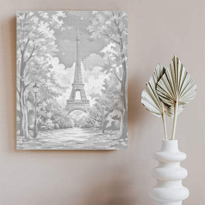 Otoño en París – Pintura de puntos