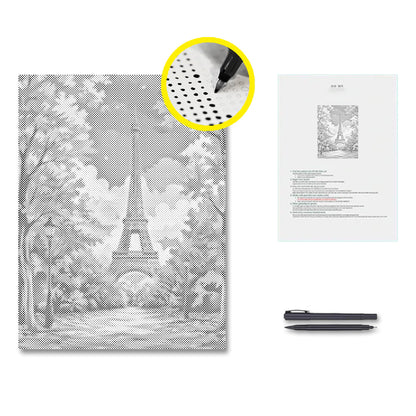 Otoño en París – Pintura de puntos