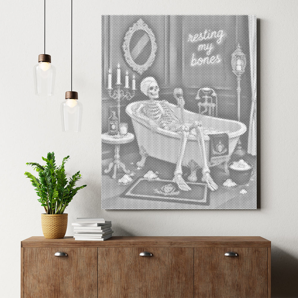 Relajación de esqueleto – Pintura de puntos
