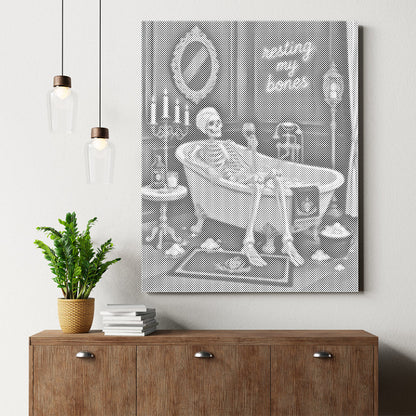 Relajación de esqueleto – Pintura de puntos
