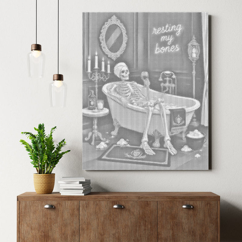 Relajación de esqueleto – Pintura de puntos