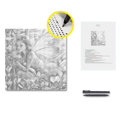Hada hermosa – Pintura de puntos