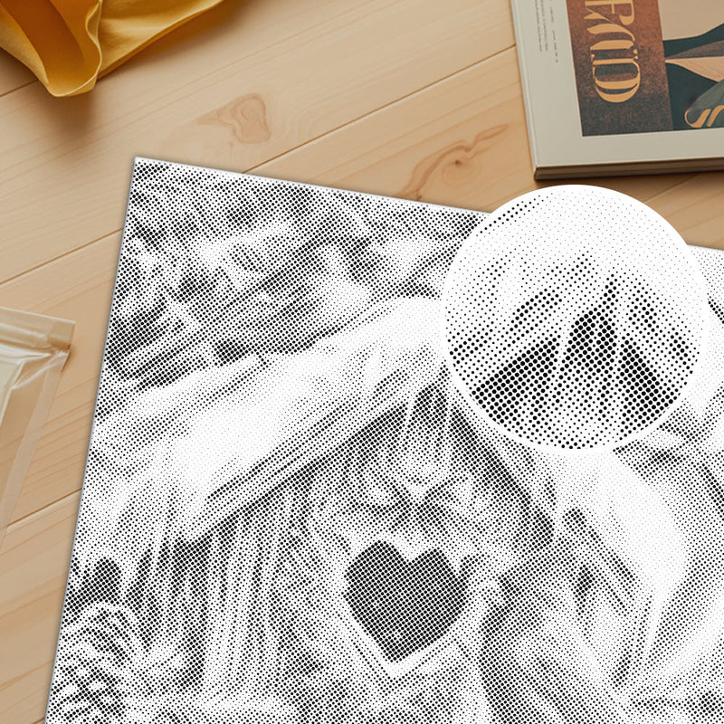 Escena invernal encantadora – Pintura de puntos