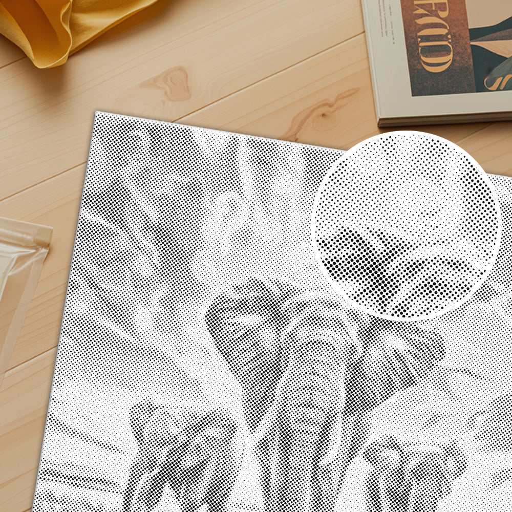 Elefante al atardecer – Pintura de puntos