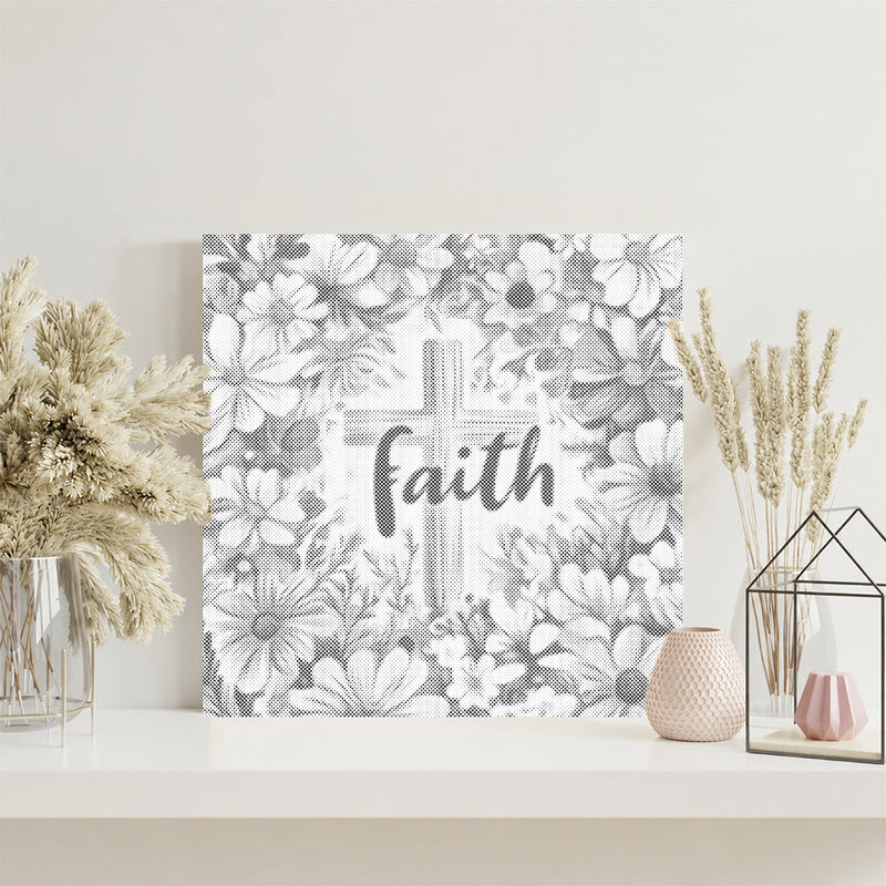 Fe en flor – Pintura de puntos