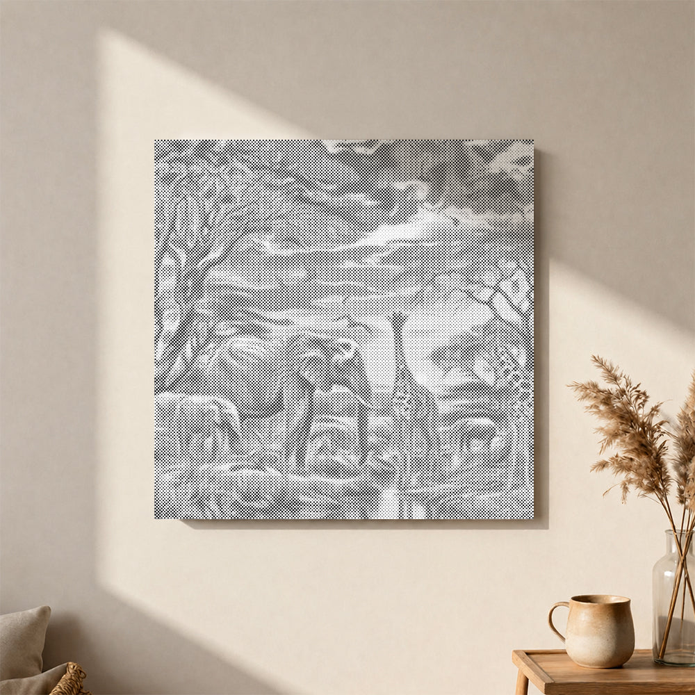 Fauna al anochecer – Pintura de puntos