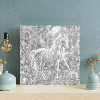 Unicornio mágico – Pintura de puntos