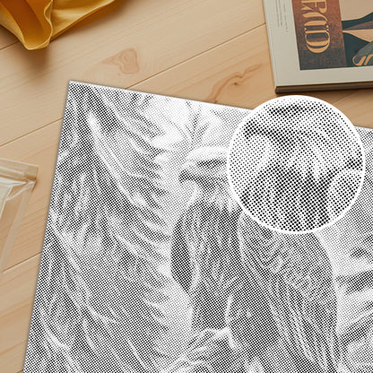 Águila calva majestuosa – Pintura de puntos