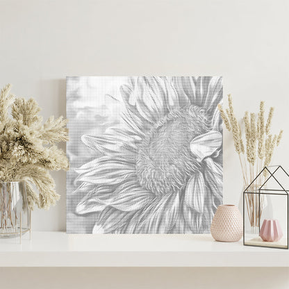 Girasol abierto – Pintura de puntos