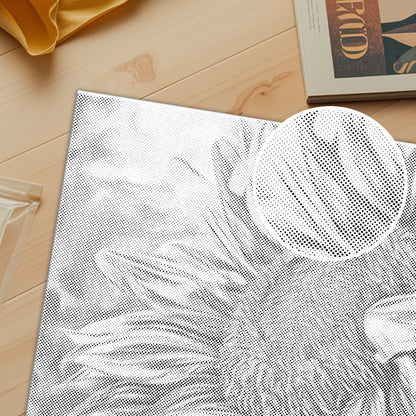 Girasol abierto – Pintura de puntos