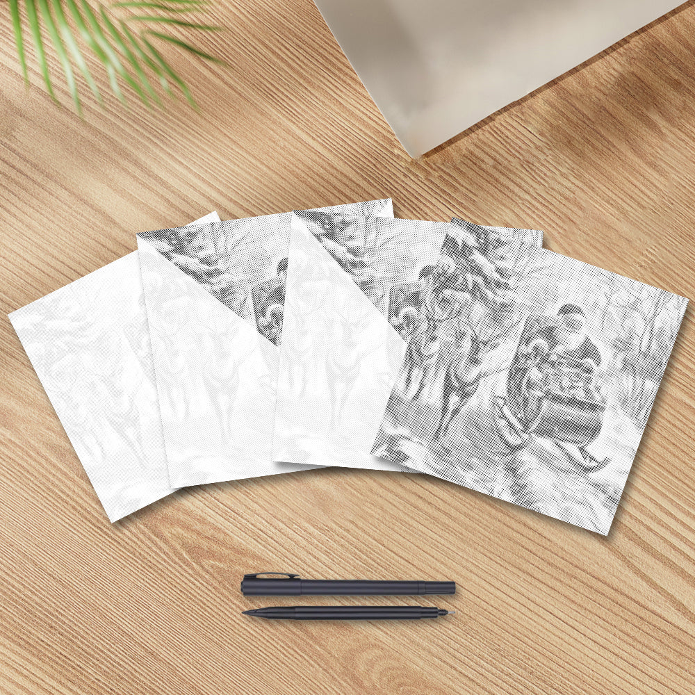 Papá Noel cabalgando – Pintura de puntos