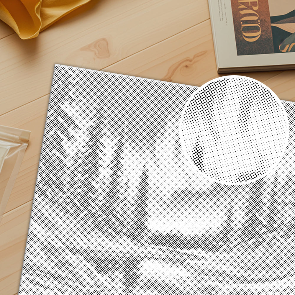Noche de invierno – Pintura de puntos