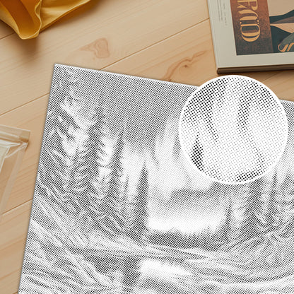 Noche de invierno – Pintura de puntos