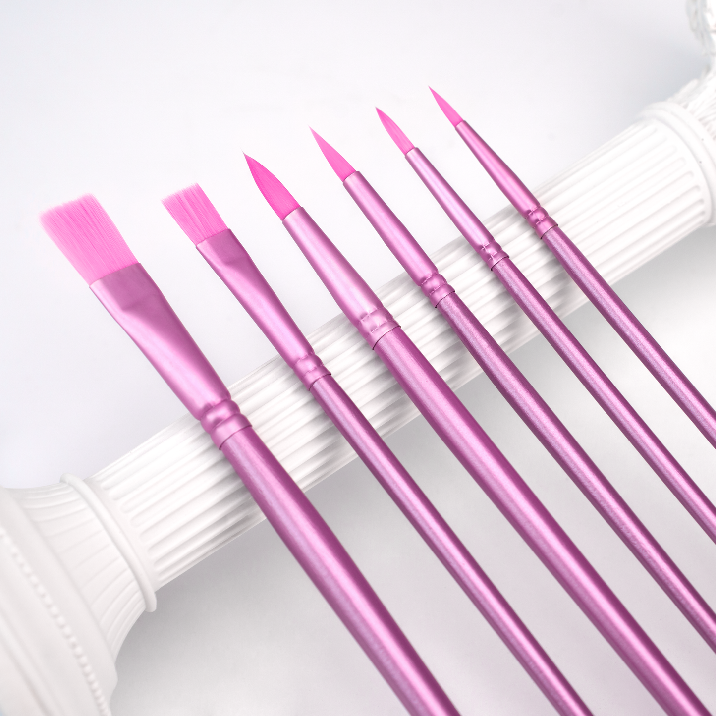 Set de Pinceles de Nailon (6 Piezas)