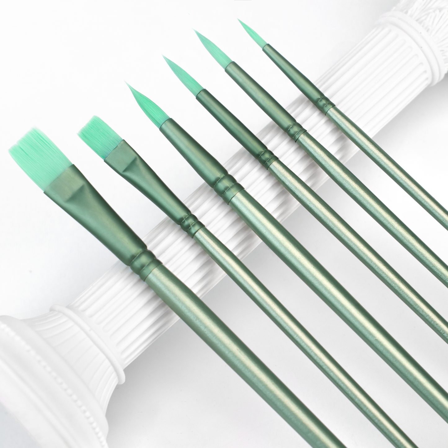 Set de Pinceles de Nailon (6 Piezas)