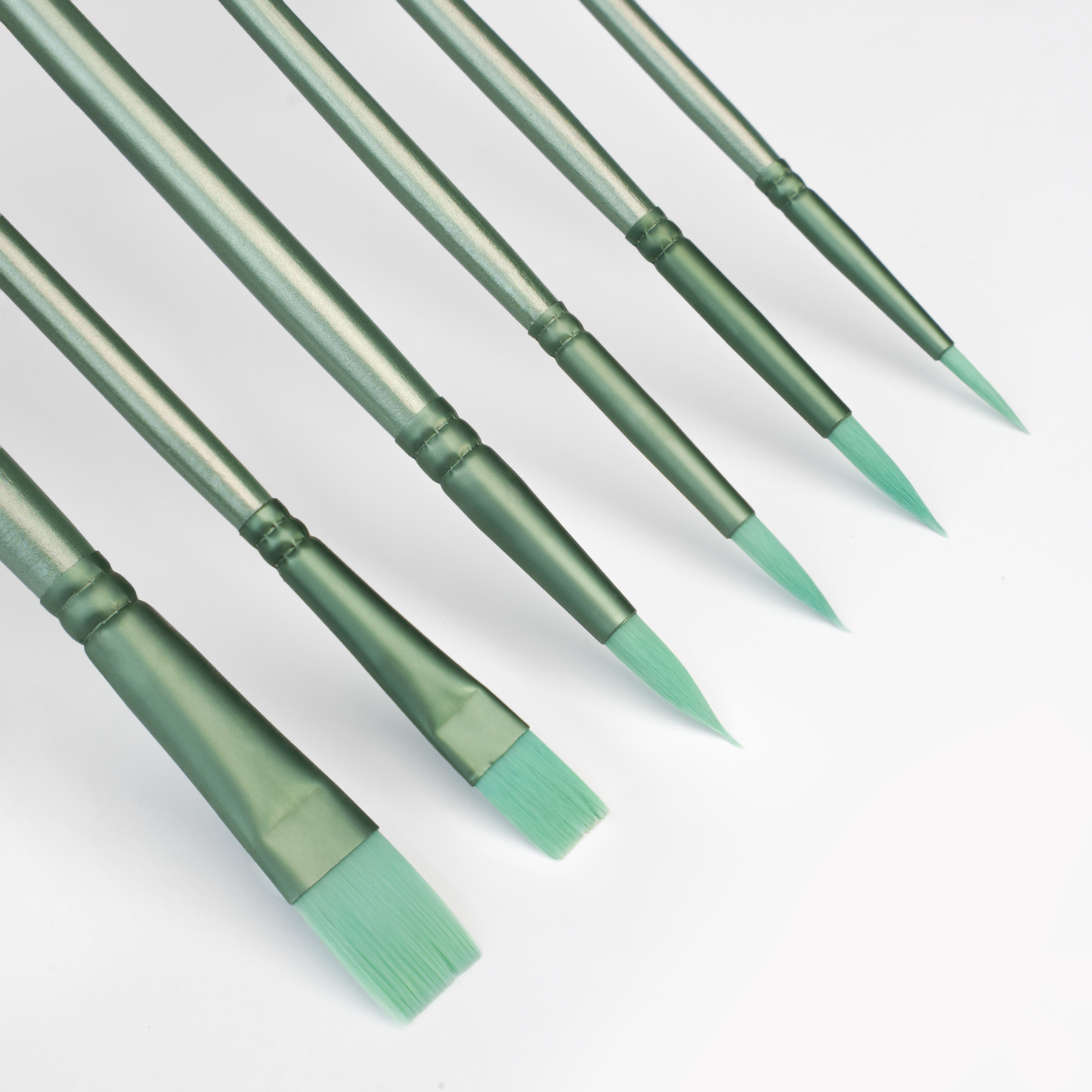 Set de Pinceles de Nailon (6 Piezas)