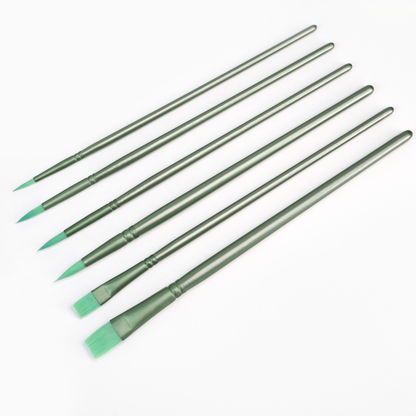 Set de Pinceles de Nailon (6 Piezas)