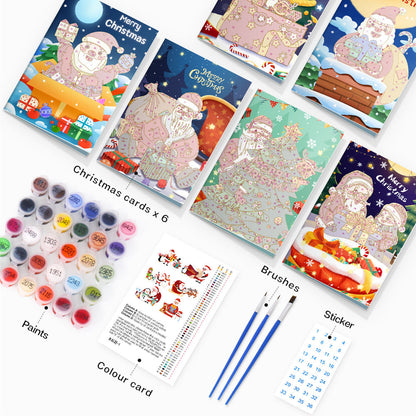 Tarjeta De Navidad Ii - Pintar por Números