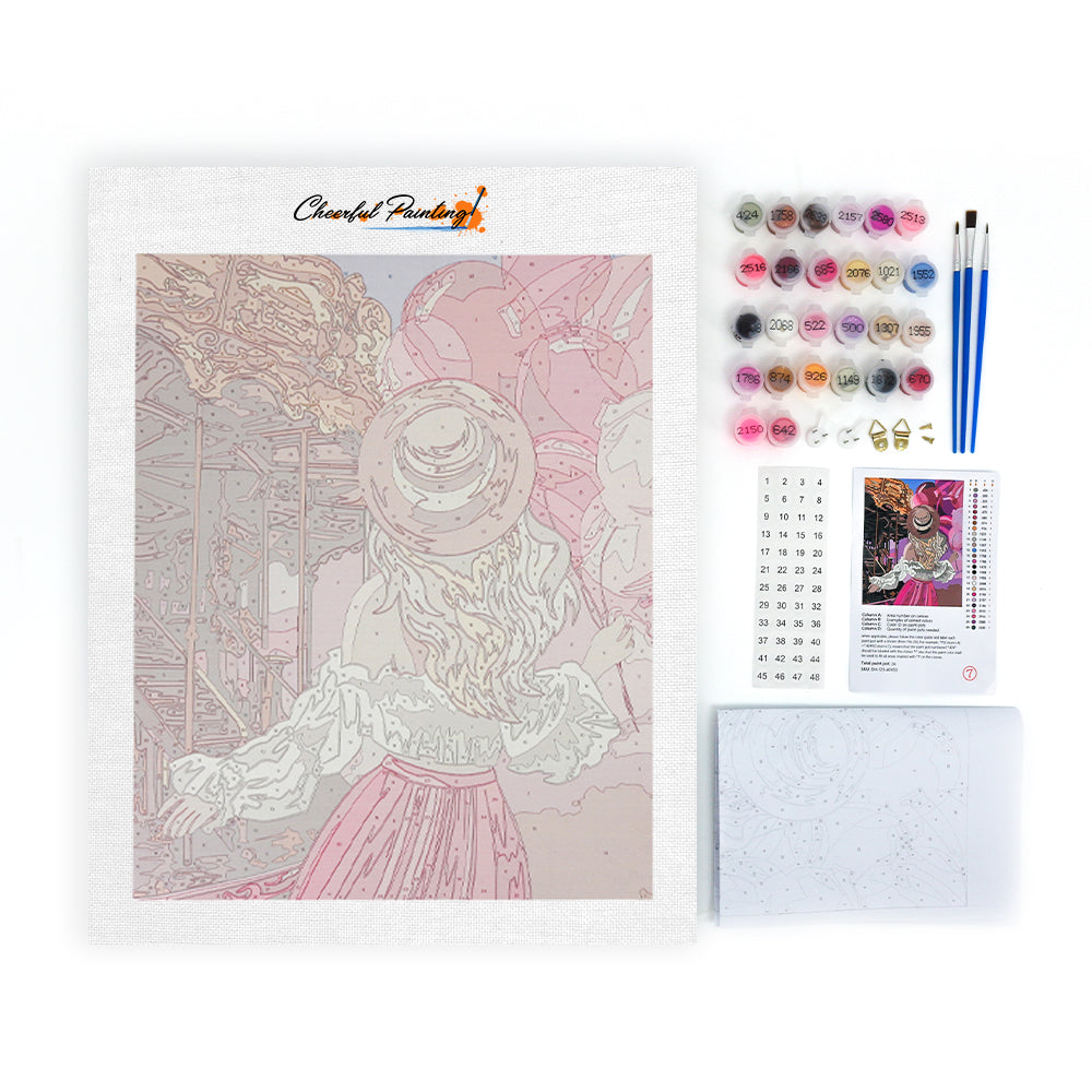 Pareja de Loros - Pintar por Números