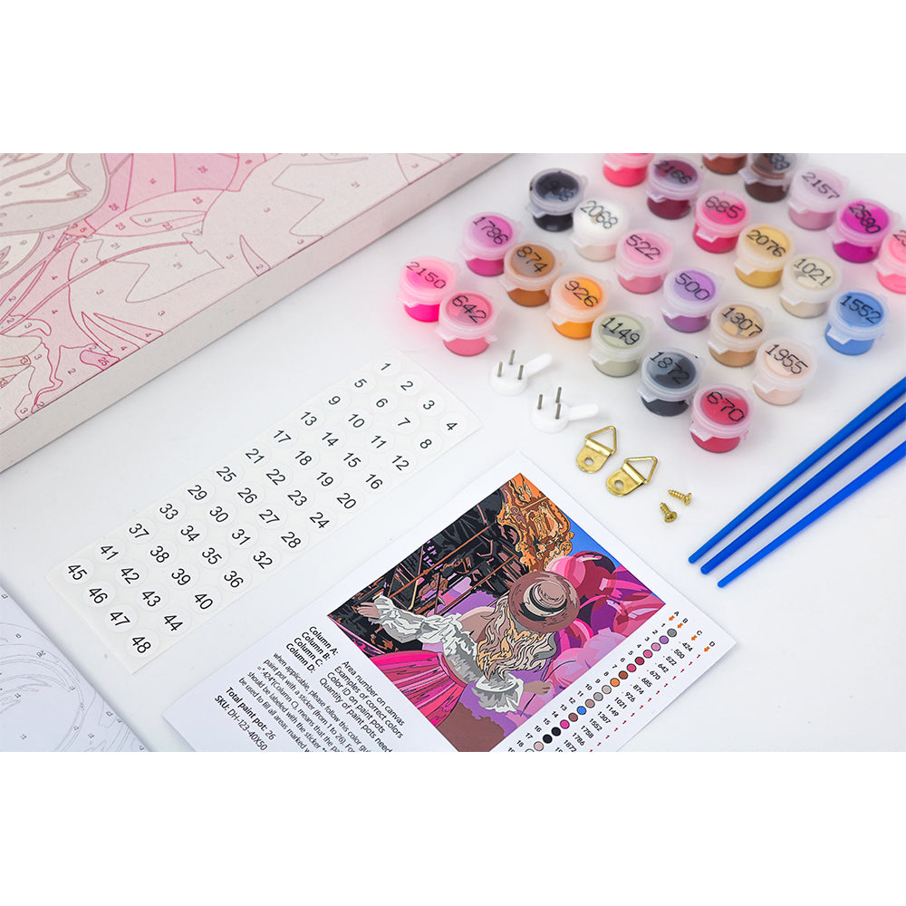 Pareja de Loros - Pintar por Números