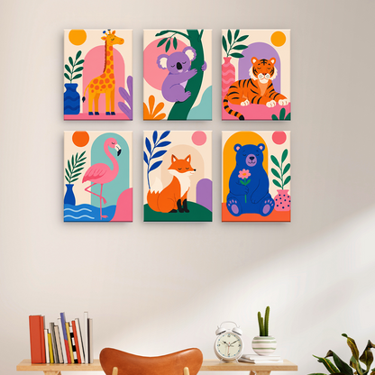 Amigos animales de ensueño – Pintura por números