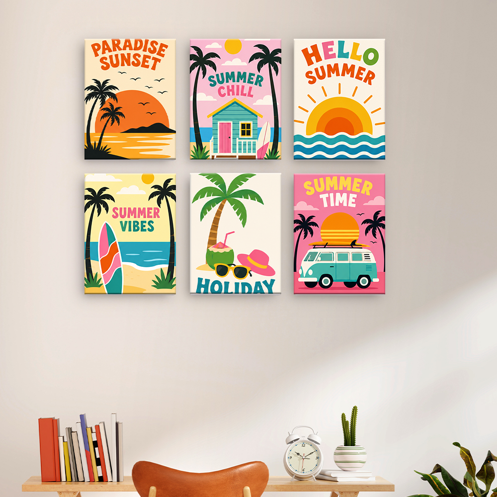 Escapada de verano sin fin – Pintura por números