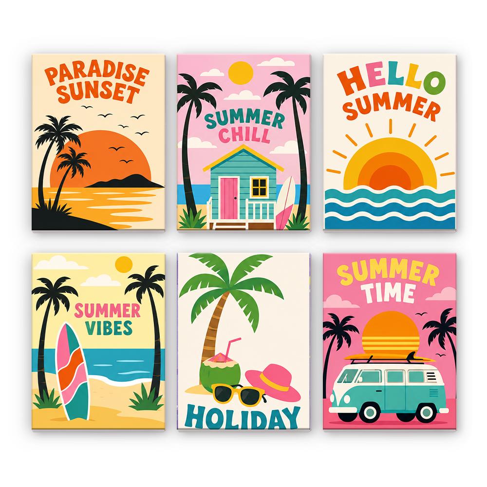 Escapada de verano sin fin – Pintura por números